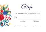 Flower Bouquet - RSVP card